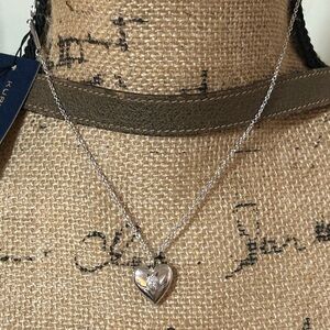 Kurt Geiger Silver Heart Pendant Necklace